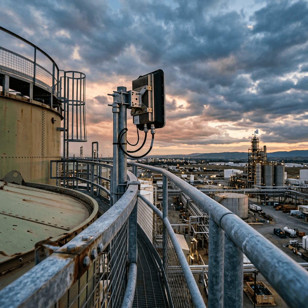 Wireless data transmission system illustration